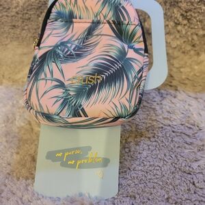 Tropical Palm Mini Bag - Pink and Green